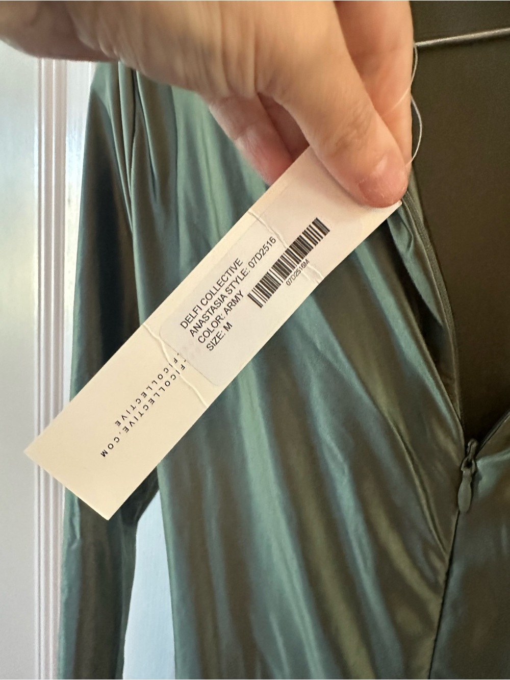 Anastasia Dress in Army - Picture 8 of 8
